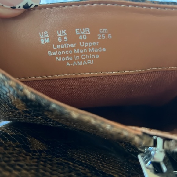 Franco Sarto Brown Snakeskin Pattern Women Boots - Picture 11 of 11